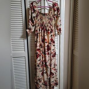 Maxi floral Dess
